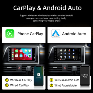 Android multimedya oynatıcı 2 USB GPS navigasyon kablosuz carplay araba radyo Toyota için evrensel - Product Image 2