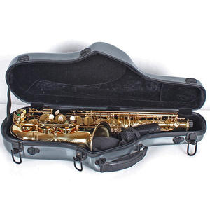 Estuche Ligero de Fibra de Vidrio para Saxofón Alto, Estuche Conveniente para Saxofón Eb - Product Image 5