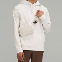 Winter Atumm Warme Harige Heuptas Zachte Borstelige Riemtas Verstelbare Outdoor Pluizige Crossbody Riemtas