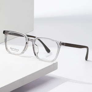 Gafas ópticas cuadradas E.Beauty para mujer, montura negra, lentes UV400 Ac, estilo de tamaño mediano AT68635 - Product Image 5