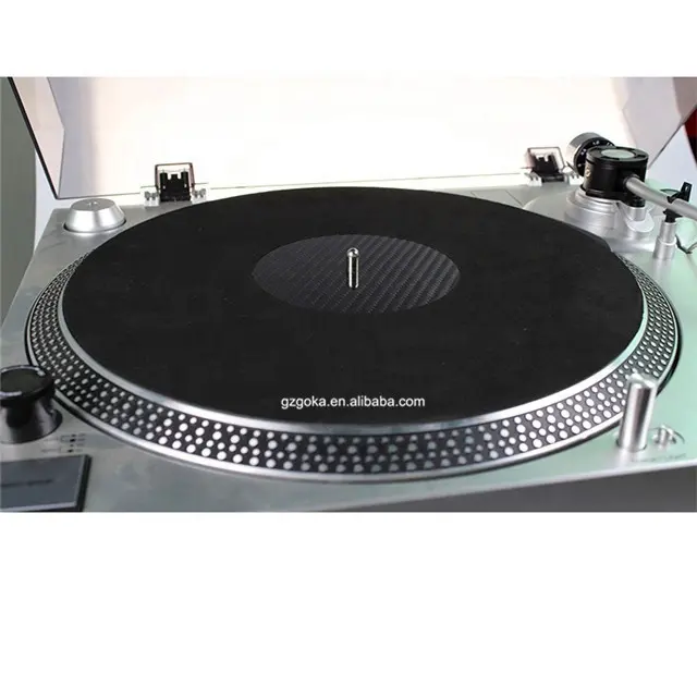 Nieuwe Producten Koolstofvezel Vinyl Records Slipmats Voor Draaitafel Speler Hifi Muziek