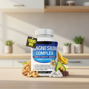 Complexe de magnésium, capsules de <span class=keywords><strong>vitamine</strong></span> D3, supplément de vitamines et de minéraux pour adultes, favorise un sommeil réparateur, des os et des muscles plus forts - Product Image 1