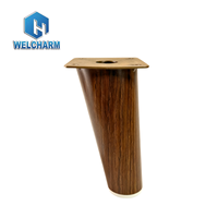 Pieds de canapé de style européen et américain en gros, pieds de chaise de remplacement, patas neuves, 12 cm, noirs, marron, en métal, pour bancs