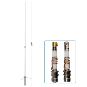 เสาอากาศรีพีทเตอร์วิทยุ UHF แบบ High Gain 8.5dBi รุ่น BC205 ความถี่ 430-490MHz ยี่ห้อ Diamonds พร้อมฐานไฟเบอร์กลาส SO239 และแผนผังการตัดเสาอากาศ ขนาด 2.9 เมตร - Product Image 3