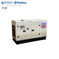 Ritech Groupe Lectrognessilencieux 100kVA 120kW 150kVA Generator Wechselrichter Perkins Dieselgenerator Stromerzeugung Aggregat
