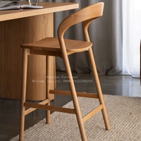 Nouvelle conception pour table de bar, café, hôtel, bar à domicile, chaise en bois de couleur bois brut, meubles en bois massif, chaises de salle à manger, chaises de bar de café