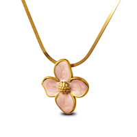 Saint-Valentin 2026 : Ensemble de bijoux en acier inoxydable motif œuf de poule et fleur, coloré, effet goutte d'huile, très tendance