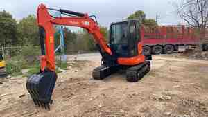 รถขุดขนาดเล็กมือสอง Kubota Kx155 ขายดีที่สุด 5 ตัน 6 ตัน 5.5 ตัน เครื่องยนต์ Kubota แท้ ราคาดีที่สุด ได้รับการรับรองมาตรฐาน CE พร้อมหัวเจาะ - Product Image 3