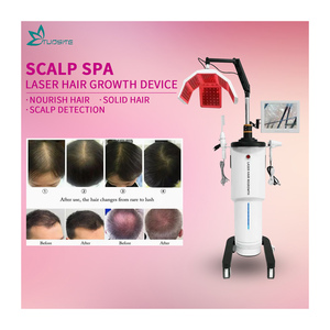 เครื่องเลเซอร์ปลูกผม LLLT 650 นาโนเมตร หวีไมโครเคอร์เรนท์ บำบัดผมร่วง ฟื้นฟูหนังศีรษะ กระตุ้นการงอกใหม่ของเส้นผม อุปกรณ์สำหรับร้านเสริมสวย - Product Image 3
