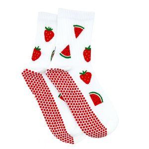 Calzini Antiscivolo in Cotone Lavorato a Maglia, Personalizzabili con Logo, Elastici, Traspiranti, con Design a Righe Ricamate - Product Image 3