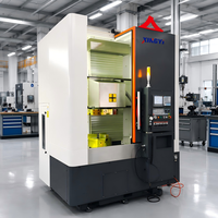 Torno vertical CNC de alta precisión VTC700 con un solo husillo para mecanizado de cubos de rueda con control GSK/Fanuc