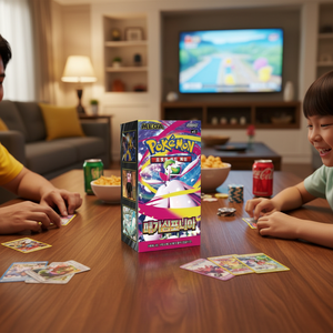 PokeM-on M1S Card Mega Symphony Pack <b>Box</b> 30 Packs 150 Sheets Silicone TCG <b>Collectible</b> Cards Made in Korea for Parties - Product Image 3