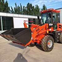 Radlader Hoflader, Hoftrac Kleiner Mini-Frontlader ZL15F mit CE EPA Schneeschaufel und Schneeschaufelkopf 4-in-1 Schaufel
