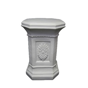 Bán buôn giá rẻ nhà máy thực hiện tùy chỉnh hiện đại đá cẩm thạch cột Roman trang trí nhà đá khắc vòng trụ cột thiết kế - Product Image 1