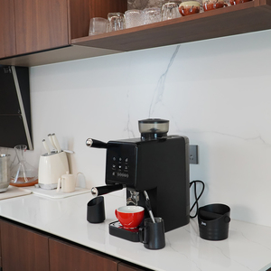 Machine à expresso en acier inoxydable avec technologie de film chauffant instantané, affichage numérique, machine à café expresso 3 en 1 - Product Image 6