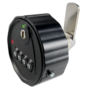 Serrure à came ronde haut de gamme OEM/ODM, à double combinaison à 4 chiffres, en alliage de zinc, pour casiers publics, meubles et boîtes aux lettres sécurisées - Product Image 1