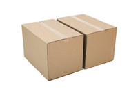 Boîtes d'emballage en carton ondulé recyclables et écologiques en gros, impression évanescente, poignée personnalisée, forme sur mesure pour produits ménagers