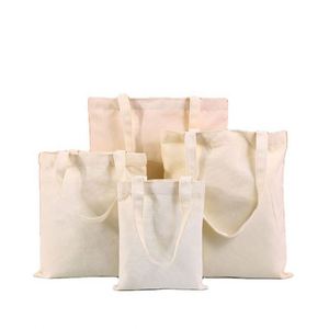 Wholesale Blank Black Handle Canvas Customised logo Print Promotional 100% Cotton Canvass Tote <b>Bag</b> - Product Image 3