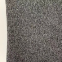 900g70Wool 25polyester couleur unie, tissu en laine à cheveux longs double face pour manteaux et chapeaux pour hommes et femmes