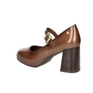 Zapatos de Tacón para Mujer Carmela, Color Marrón, Talla 36, Tacón Mediano, Plataforma, Estilo Mary Jane - Product Image 3