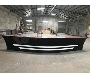 Thiết Kế Truyền Thống Kích Thước Lớn Gỗ Đen Thuyền <span class=keywords><strong>Bar</strong></span> Counter Bàn <span class=keywords><strong>Bar</strong></span> Ngoài Trời Với Sinks - Product Image 1