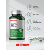 Capsules de champignons Lion's Mane pour soutenir la concentration, la mémoire et le système immunitaire - 180 gélules