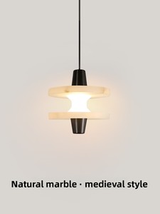Lámpara Colgante Pequeña de Mármol Español Estilo Francés <span class=keywords><strong>LUPA</strong></span>, Retro Negra de Lujo para <span class=keywords><strong>Restaurante</strong></span>, Bar, Mostrador, Entrada, Dormitorio - Product Image 6