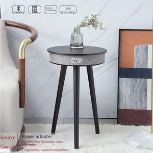 HANYEE – Table basse de <span class=keywords><strong>meuble</strong></span> intelligent multifonction avec haut-parleur bluetooth hi-fi, table d'appoint de chargement sans fil - Product Image 3