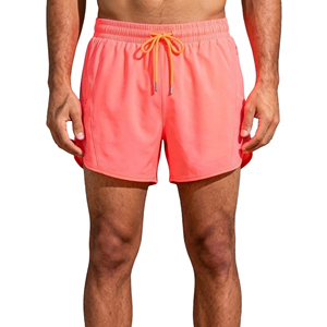 Anti-Odor Performance Shorts Men Quick Dry Moisture Wicking Technology <b>Elastic</b> Waistband Drawstring Secure Pockets Ideal Running - Product Image 1
