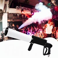 Pistolet CO2 LED One Piece avec Effet Lumineux RGB, Machine à Fumée Jet, Équipement d'Effets Scéniques pour Mariages, Fêtes, DJ, Disco, Classé IP33, Intensité Réglable