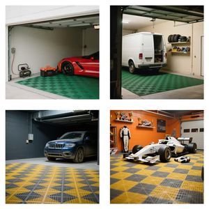 Commercio all'ingrosso della fabbrica ad incastro pavimento in plastica tappetino per Garage piastrelle per auto dettagli negozio ad incastro officina - Product Image 1