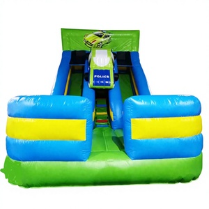 Structure gonflable géante de qualité commerciale pour fêtes en plein air, toboggan gonflable, piste de course gonflable, glissade sèche pour enfants - Product Image 1