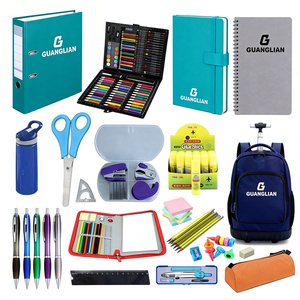 Ensemble <span class=keywords><strong>de</strong></span> papeterie personnalisé pour la rentrée scolaire, comprenant gomme, règle, stylo coloré, logo personnalisé, ensemble <span class=keywords><strong>de</strong></span> papeterie pour l'approvisionnement, usine <span class=keywords><strong>de</strong></span> papeterie - Product Image 3