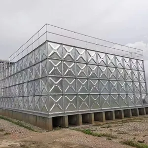 100000 Liter China Big discount! HDG Galvanized Steel Water Storage Tank Uganda