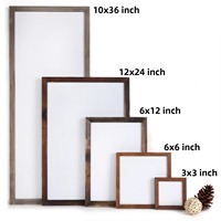 Cadre en bois de pin personnalisé, décoration murale rustique 12x16 pouces avec finition patinée à la main, décoration de bar style ferme pour Halloween