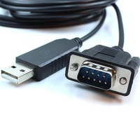 FT232R pieza de repuesto FTDI USB a RS232 RS485 convertidor integrado 1MBaud macho DB9 Pin adaptador UART Cable