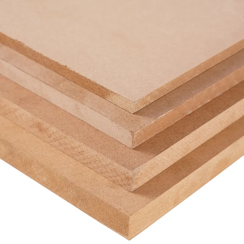 Proveedores 3Mm 6Mm 15Mm 16Mm 18Mm 1220*2440Mm 2-30 Mm Plain Mdf Cabinet Board/ Raw HDF Mdf Tableros para decoración de muebles