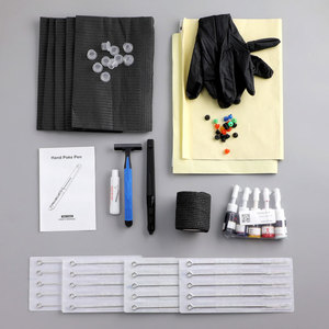 Kit Completo de Pluma Manual para Tatuajes, Herramienta de Tatuaje con Mango Negro para Entrenamiento en Escuelas de Tatuaje y Práctica para Principiantes - Product Image 3
