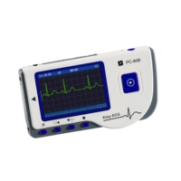Elektrokardiogram portabel Monitor jantung Bluetooth Monitor elektrokardiograf Ecg mesin Ekg untuk di rumah