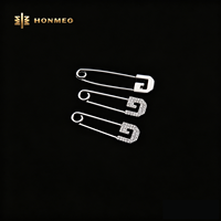 Étiquette Métallique Décorative Personnalisée en Alliage de Zinc avec Logo de Marque HONMEO pour Vêtements et Jeans