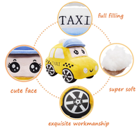 Transport Taxi Voiture Jouets En Peluche Mignon Adorable PERSONNALISÉ En Gros Doux Farce Jouets