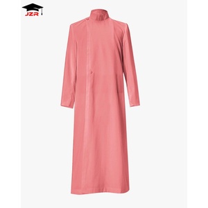 Matte Maroon <strong>Anglican</strong> Clergy Cassock Robe Long Sleeve for <strong>Priests</strong> <strong>Anglican</strong> Choir Cassock Robe with Lining - Product Image 3