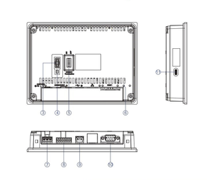 FA-TEK P5070SB ของแท้พร้อมส่ง หน้าจอสัมผัสอุตสาหกรรมขนาด 7 นิ้ว TFT LCD จอแสดงผลอินเทอร์เฟซระหว่างมนุษย์กับเครื่องจักร  รองรับ PLC Extension - Product Image 1