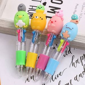Cute <b>Multicolor</b> Plastic Retractable Animal Ballpoint <b>Pens</b> With 1.0Mm Tip for Back to School Supplies Gift - Product Image 2