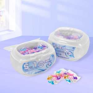 Cápsulas de Lavandería Ecológicas 5 en 1 al por Mayor, Cápsulas de Lavado <span class=keywords><strong>Desechables</strong></span> con Perfume Duradero, Potenciadores del Aroma de la Ropa, Opciones OEM - Product Image 4