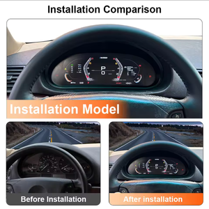 Kit de Actualización de Panel de Instrumentos Digital LCD, Unidad de Visualización de Grupo de Indicadores, Cabina Virtual, Conjunto de Panel de Instrumentos para <span class=keywords><strong>BMW</strong></span> Serie 5 <span class=keywords><strong>E39</strong></span> 5er - Product Image 2
