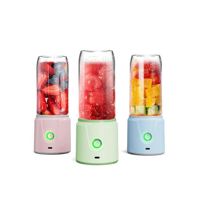 Portable Mini 10 Blade Stainless Steel DC Motor Slow Juicer Blender Electric USB 420ml 1500mAh Battery Low Noise Household Hotel