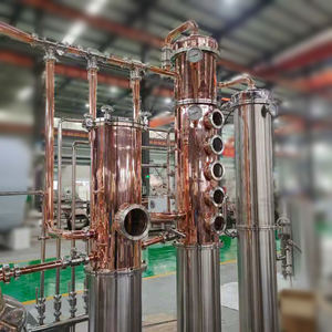 Machine d'extraction d'extracteur de vin spiritueux distillé sous vide de plantes naturelles industrielles 1000L à vendre unité de distillation simple - Product Image 5