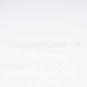 Mike Pcr Tubes 8 Tube <b>Strip</b> Ordinary Test Tube <b>Plastic</b> Disposable Laboratory Use - Product Image 1