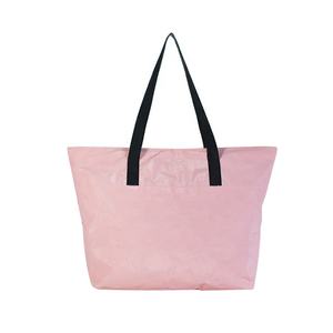 Custom Fashion Trendy Reusable Tyvek Beach Waterproof Eco-Friendly Lady Tote <b>Bag</b> with Zipper Closure for <b>Women</b> - Product Image 5